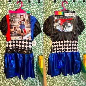 NWT Halloween 👻 Lil’ Harlequin costume, girls XL